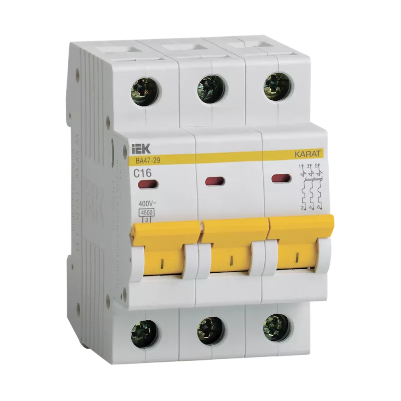 ����������� �������������� 3P 16�  4,5�� (C) IEK  MVA20-3-016-C  ��47-29