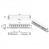Hyperline CM-1U-D66-PL-COV