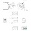 Hyperline KJNE-8P8C-C5e-90-WH