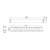 Hyperline CM-1U-D53-PL-COV