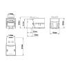 Hyperline KJ9-8P8C-C5e-90-BK