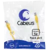 PC-UTP-RJ45-Cat.5e-0.3m-YL-LSZH