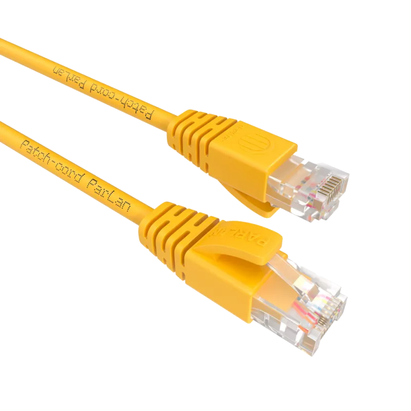 ���� �������������� Patch-cord ParLan U/UTP Cat 5e ZH 4�2�0,48 Flex RJ45-RJ45 YE 0,5m ������, 765127